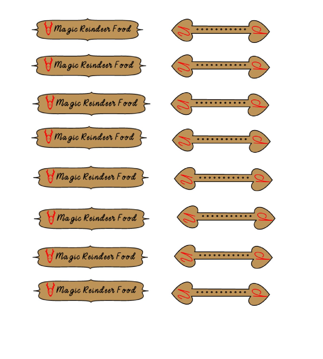 Make magic reindeer food free cricut printable extraordinary chaos