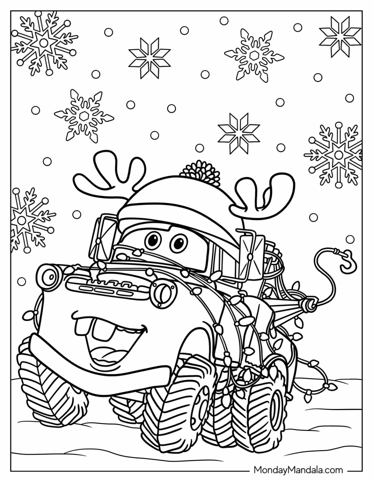 Disney christmas coloring pages free pdf printables