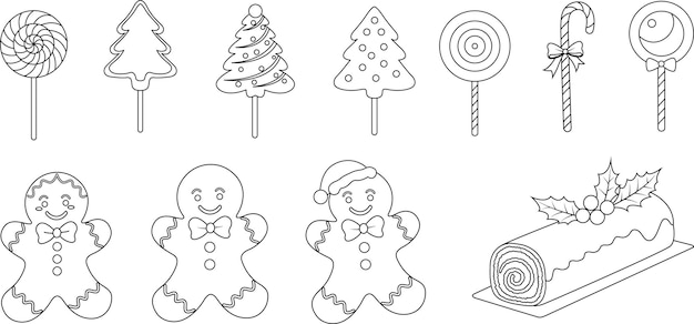 Premium vector coloring page a cute reindeer tangled in christmas lights