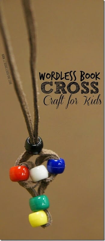 Wordless book cross craft for kids