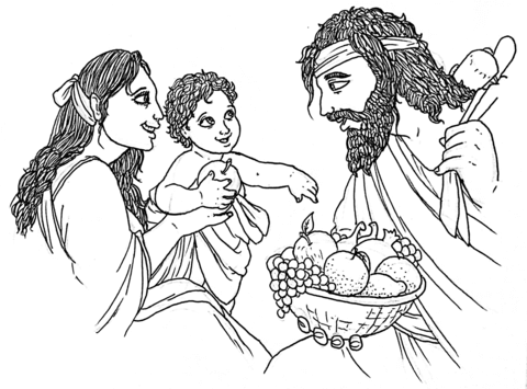 Mary jesus christ and joseph in nazareth coloring page free printable coloring pages