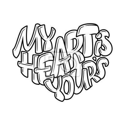 Coloring book for adult design for wedding invitations and valentine fototapeta â fototapety pojem prapor ozdobenã