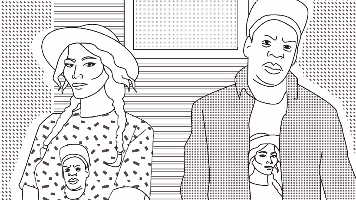 This coloring book is here for all your relationship goals