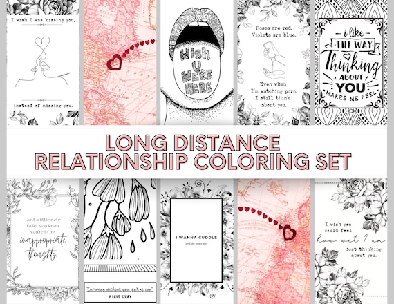 Long distance relationship mini coloring book dirty adult coloring pages printable coloring book pages naughty coloring dirty gift