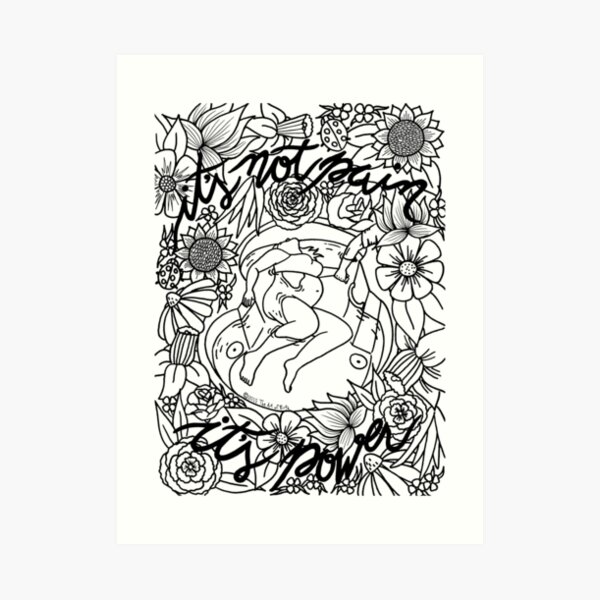 I can do anything for seconds art print for sale by theartofbirth