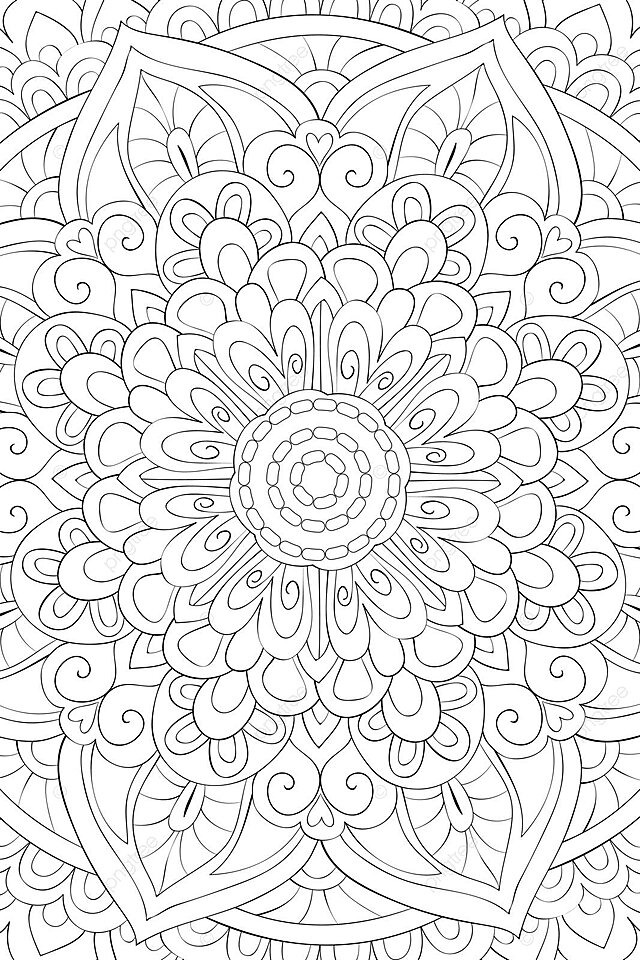 Abstract background image for relaxation coloring page from adult coloring book vector abstract black image png and vector with transparent background for free download