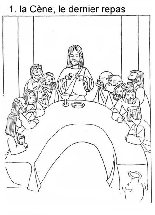 Des ressources et des idães pour le catã livre de couleur loisirs crãatifs liãs ã la bible jeudi saint