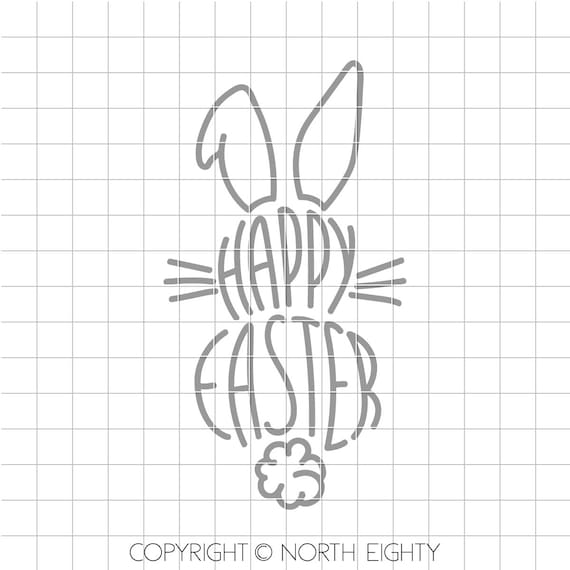 Fichier svg joyeux lapin de pãques fichier numãrique de pãques dxf lapin de pãques joyeuses pãques svg pãques lapin joyeuses pãques fichier de coupe numãrique de pãques