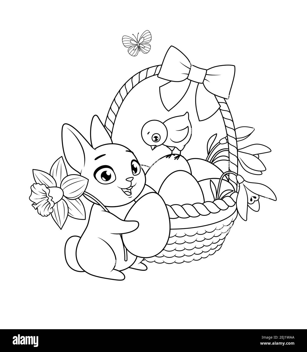 Easter chick drawing hi