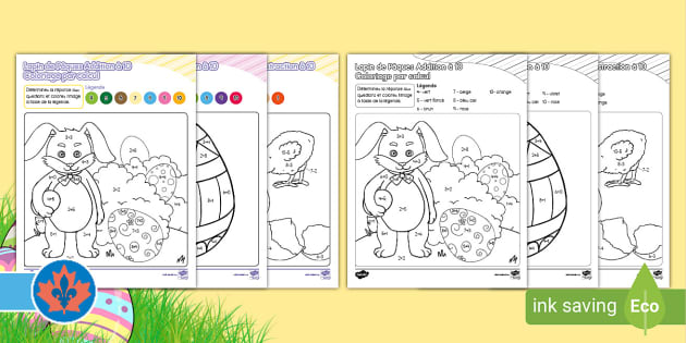 French easter card to lour french easter resources