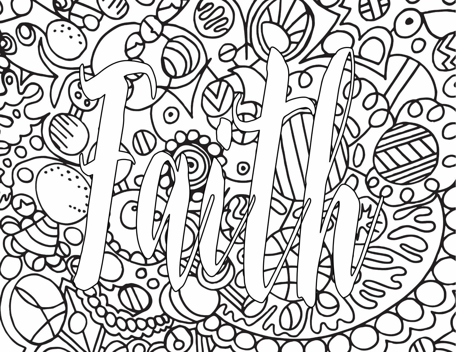 Free faith coloring pages â stevie doodles