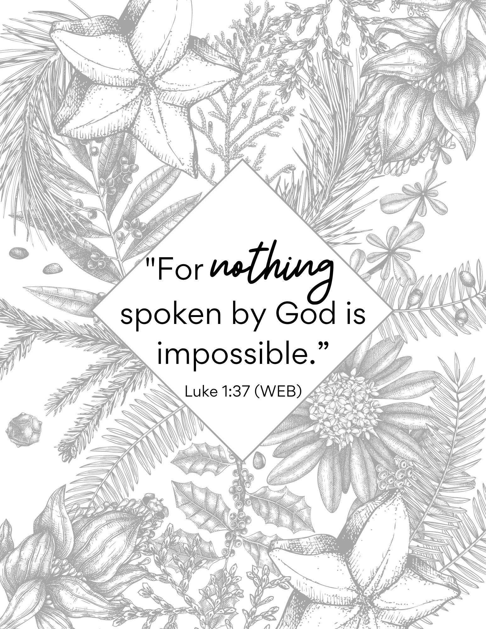 Free christmas coloring pages for adults