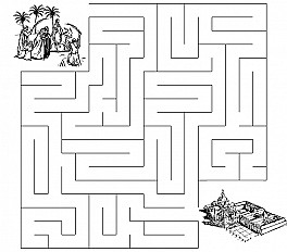 Easter maze sunday school resources