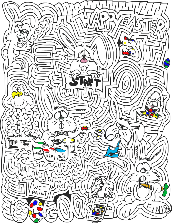Easter mazes