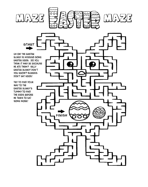 Easter mazes