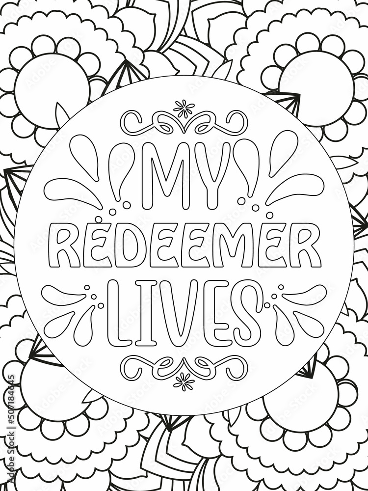 Bible verse coloring pages christian lettering coloring page for children and adults bible verse coloring pages christian religious typography coloring page for children and adults
