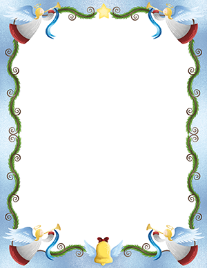 Free printable religious page borders