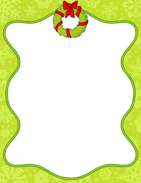 Christmas wreath border clip art page border and vector graphics page borders free christmas borders clip art borders