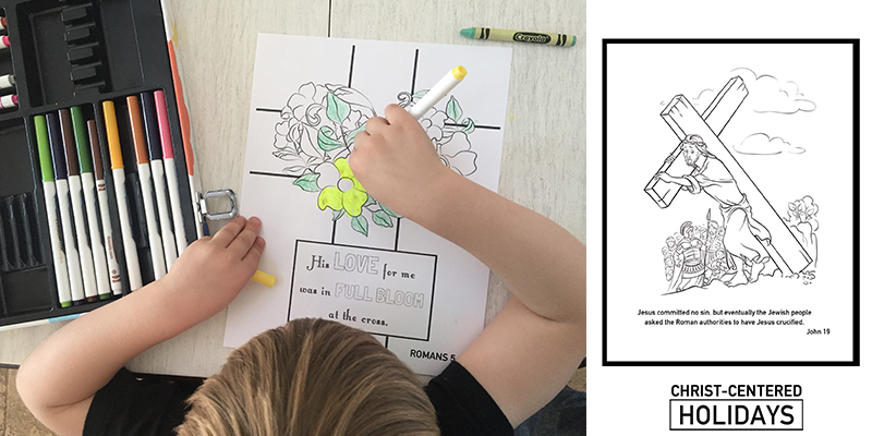 Christian easter coloring pages printables for kids adults