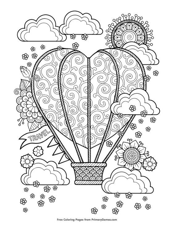 Free printable valentines day coloring pages for adults