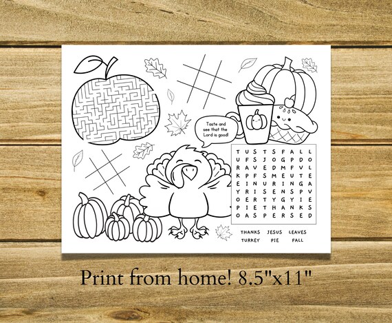 Buy pdf christian activity sheet digital download christian fall coloring page christian thanksgiving activity printable online in india