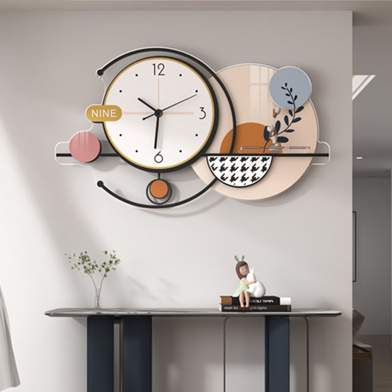 Luminous wall clock modern design silent minimalist large wall clocks battery operated reloj de pared para sala decorating items