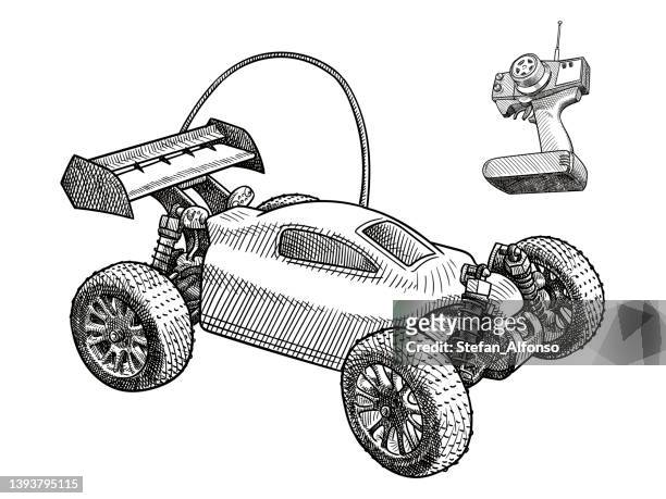 Remote car drawing stock photos high