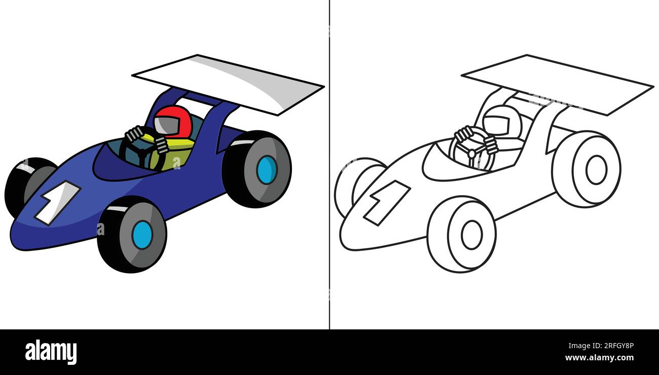 Kids drawing car hi