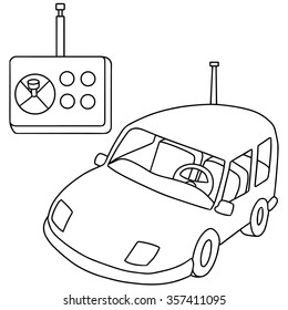Vector set remote control car stock vector royalty free