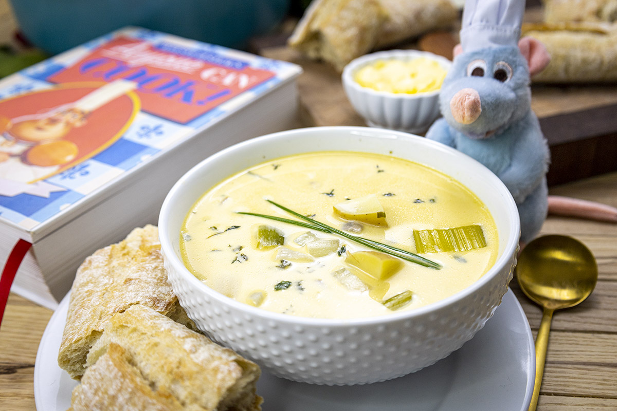 Remys potato leek soup from ratatouille
