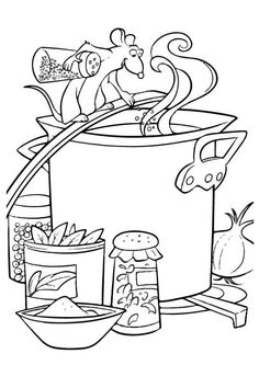 Remy ideas ratatouille disney coloring pages coloring books