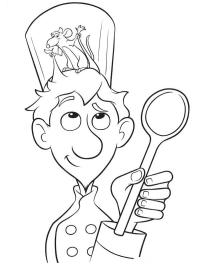 Colouring pages in ratatouille nada