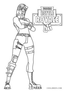 Free printable fortnite coloring pages for kids
