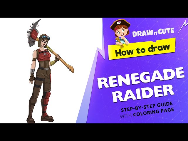 How to draw renegade raider fortnite step