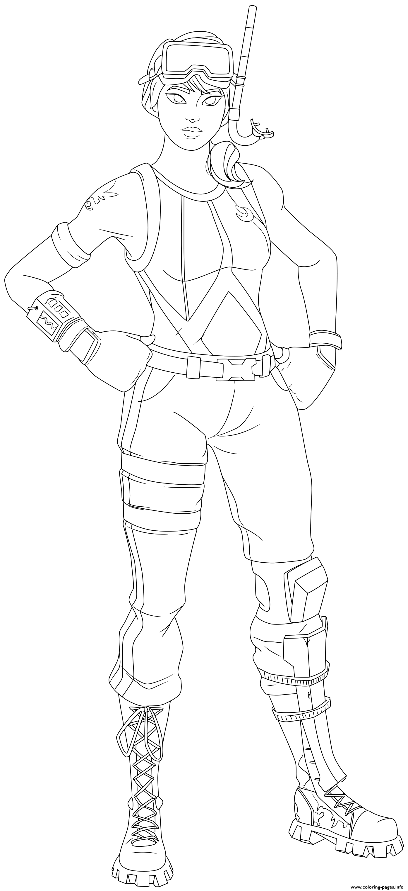 Snorkel ops fortnite skin hd coloring page printable coloriage coloriage ã imprimer dessin a imprimer