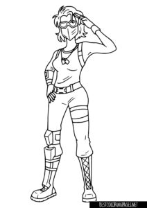 Fortnite coloring pages