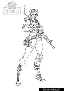 Fortnite coloring pages
