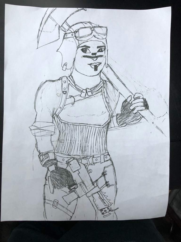 Renegade raider lined out fortnite battle royale armory amino