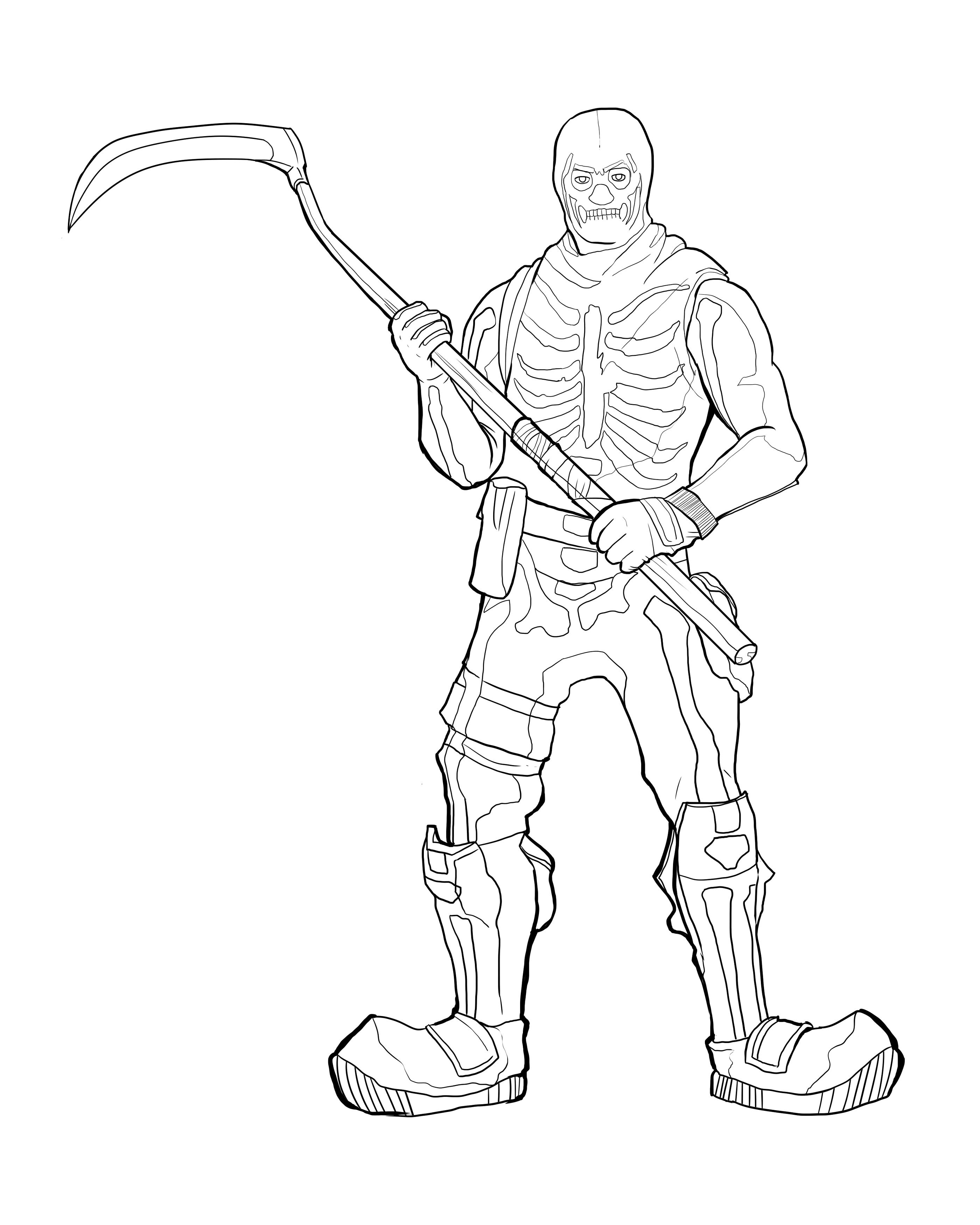 Fortnite coloring pages free