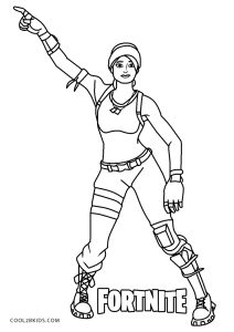 Free printable fortnite coloring pages for kids