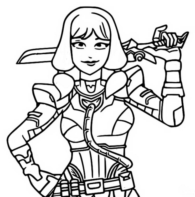 Coloring page fortnite chapter season