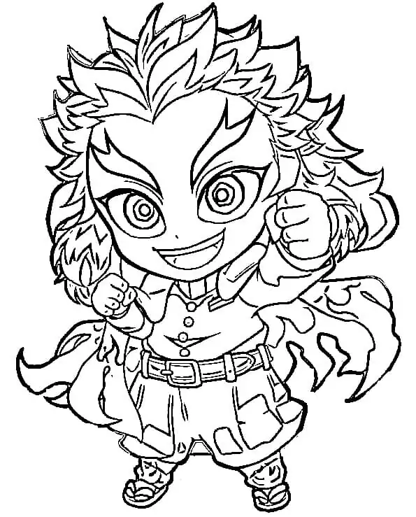 Kyojuro rengoku malvorlagen