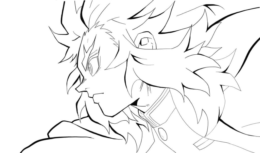 Kyojuro rengoku coloring pages