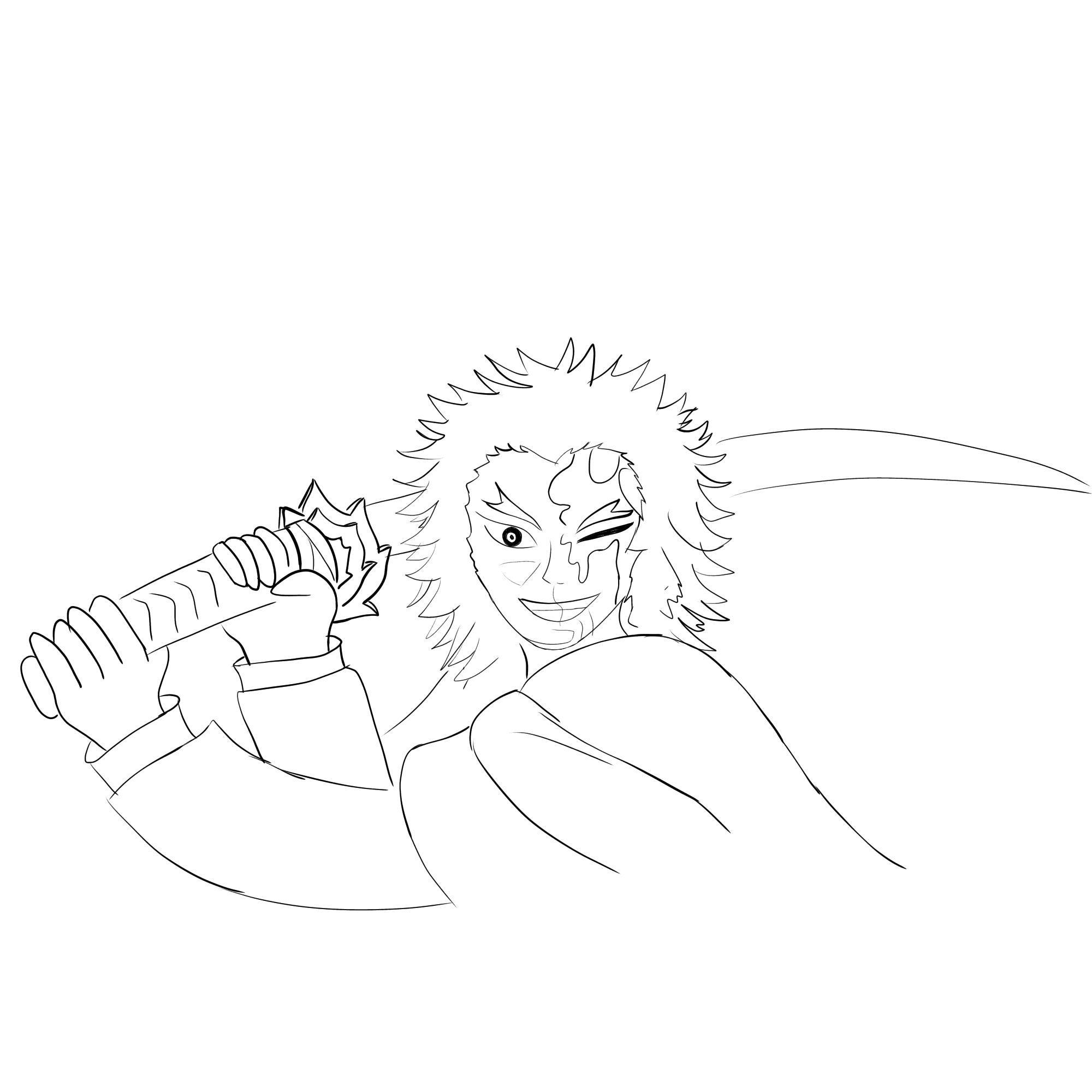 Anime character rengoku by olesaks on