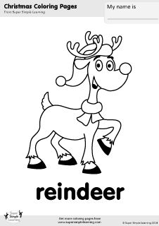 Christmas hello song hello reindeer coloring pages christmas coloring pages