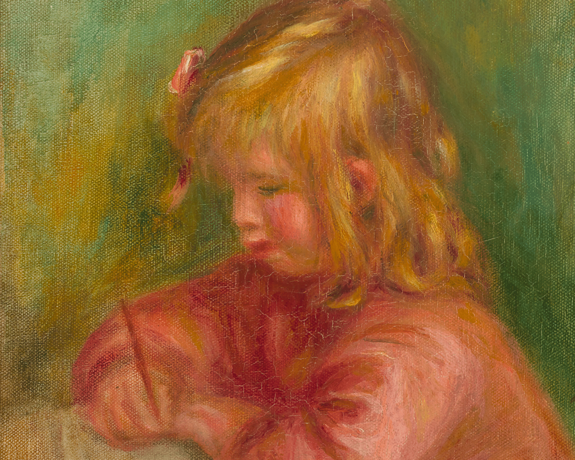Portrait de coco et fleurs by pierre