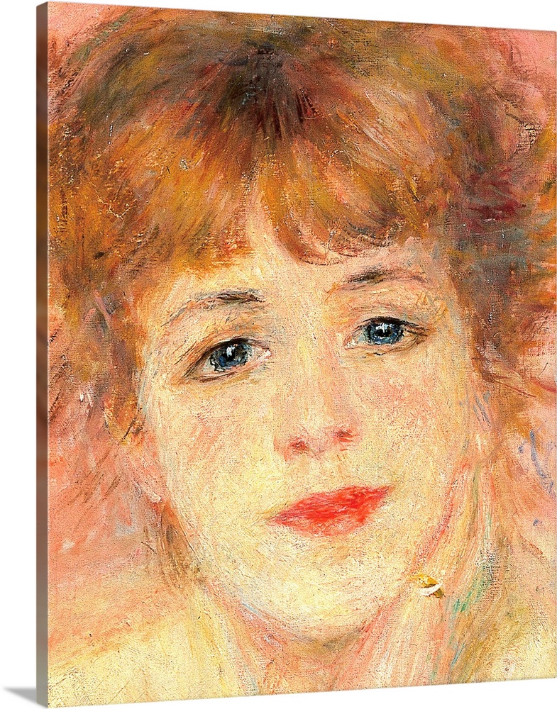 Portrait of the actress jeanne samary by pierre
