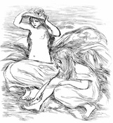 Pierre auguste renoir self portrait coloring page free printable coloring pages