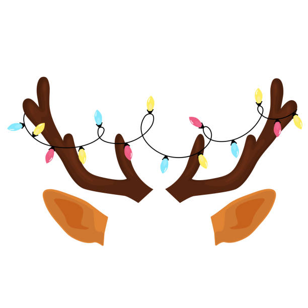 Reindeer ears stock illustrations royalty