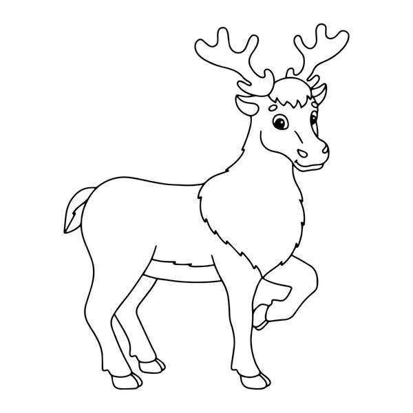 Thousand colourful reindeer royalty